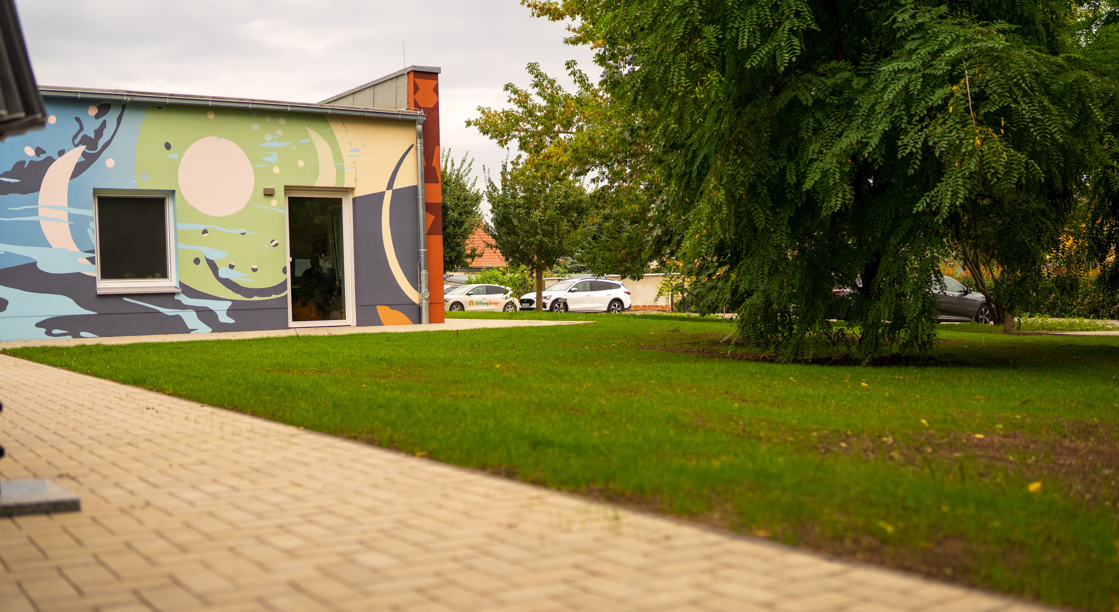 Garten und Außenbereich des Hospiz Hoffnungsland